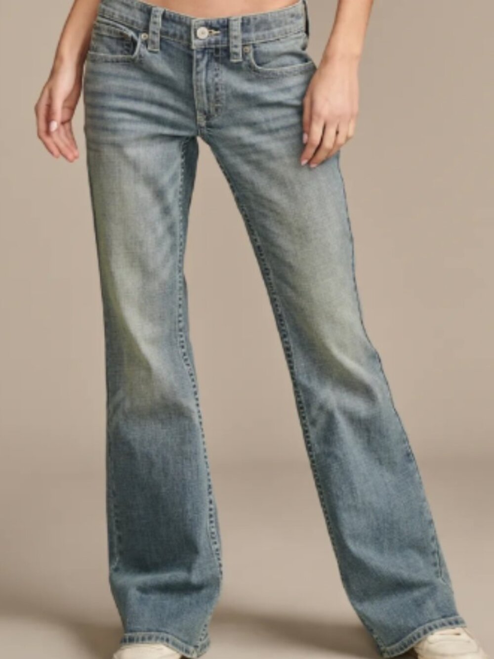 Lucky Brand Regular Inseam Low Rise Flare Leg Jeans